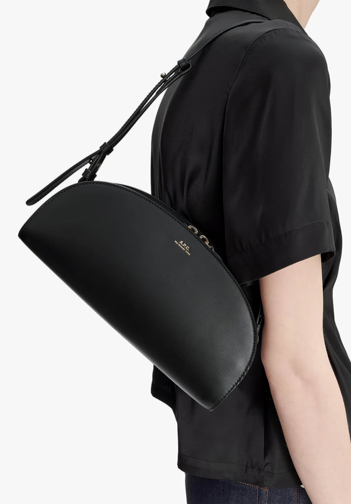 A.P.C. Bags SAC DEMI-LUNE SHOULDER - LZZ BLACK