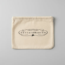 CollardManson Floral Black leather Pouch