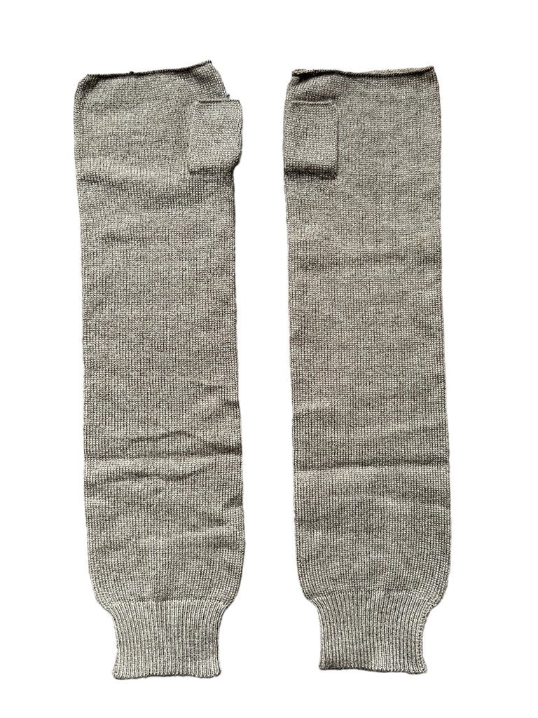 WDTS - Arm warmers in beige wool