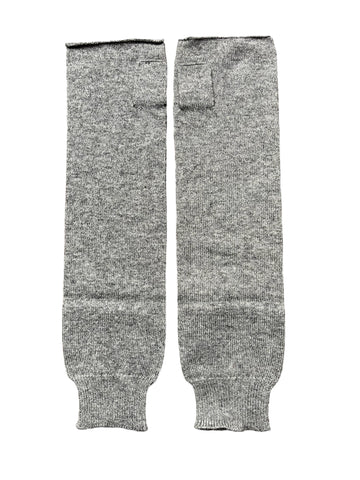 WDTS - Arm warmers in grey wool