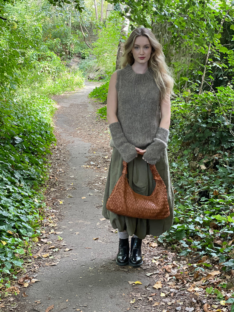 Priscilla Bag -  Tan Woven