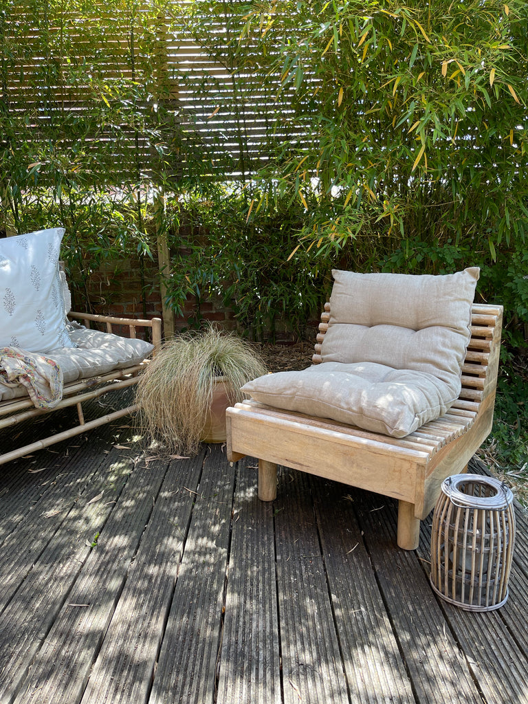 Lyla Linen floor mattress 60 x 95cm
