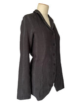 WDTS 5 Button Linen Jacket- Stripe