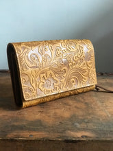CollardManson Classic wallet - Tan Floral