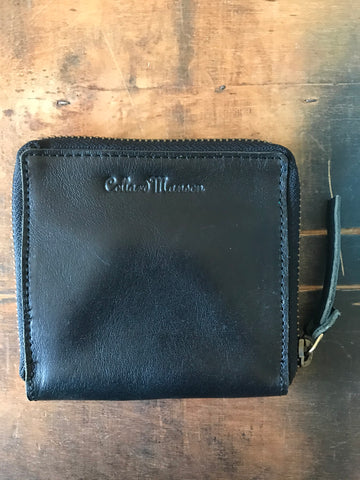 CollardManson Square Wallet- Black