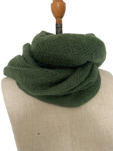 Kedziorek AW23 4947 mohair scarf - Available in Grey, Black, green