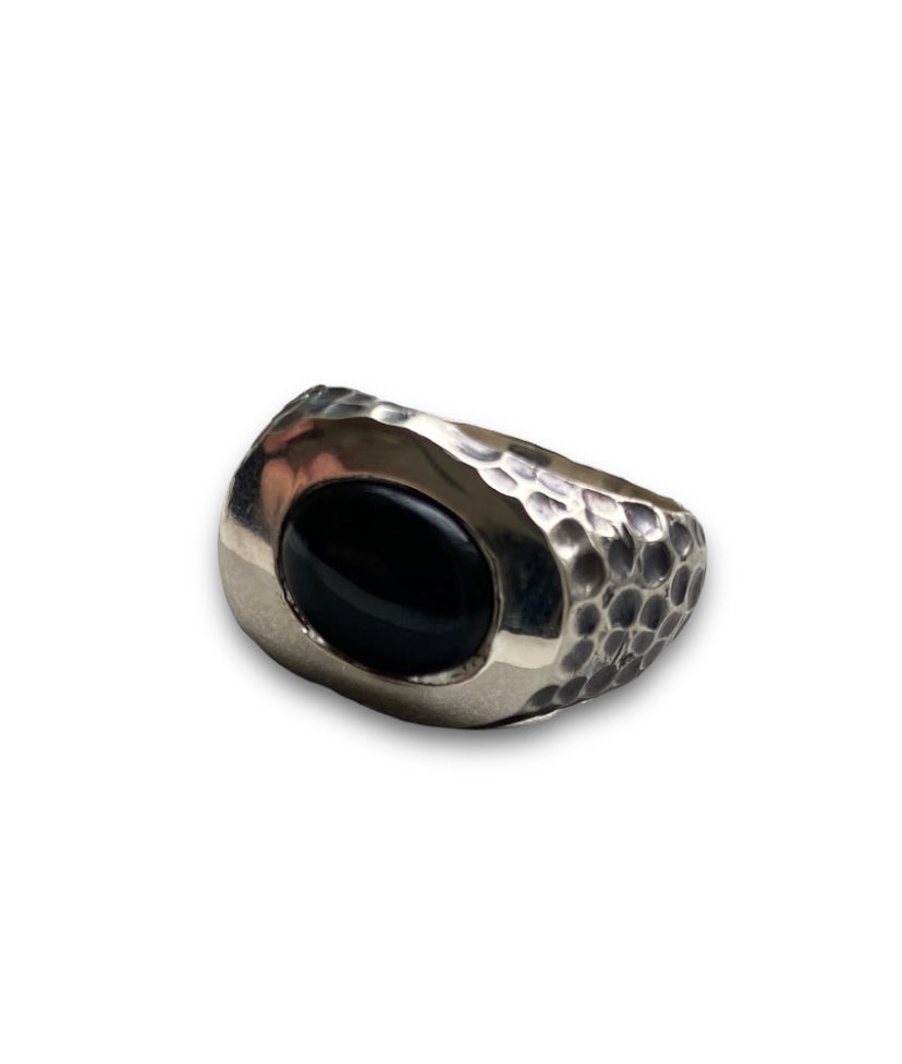 Black Onyx Signet Ring