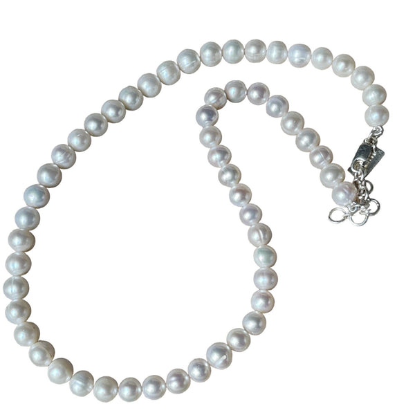 925 pearl and silver necklace