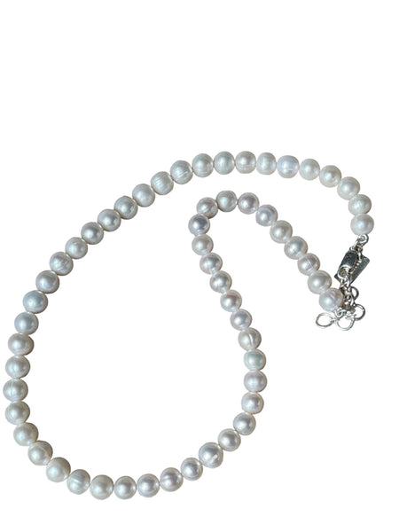 925 pearl and silver necklace