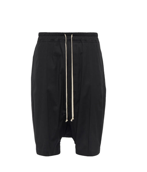 Rick Owens FW23 LUXOR BASKET SWINGER IN BLACK HEAVY COTTON POPLIN