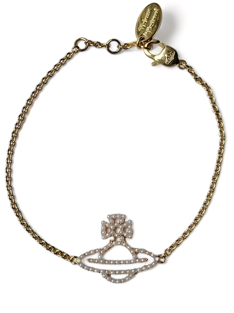 Vivienne Westwood Isla Bracelet, Gold/Creampearl