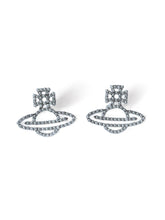 Vivienne Westwood Isla Earrings - Platinum/Creampearl