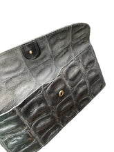 CollardManson Simple Pouch Black Croc