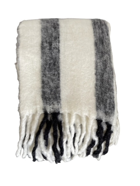 Maitri Throw  - Black & White