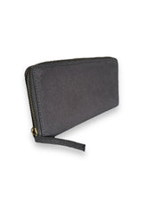 WDTS - Window Dressing the Soul-  Zipped Wallet - Black Canvas