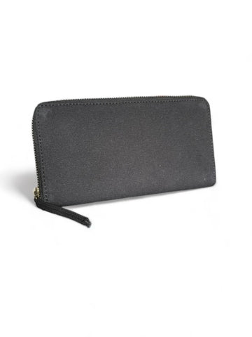 WDTS - Window Dressing the Soul-  Zipped Wallet - Black Canvas
