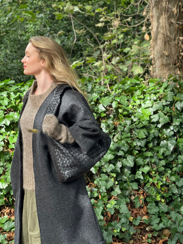 Priscilla Bag -  Black Woven