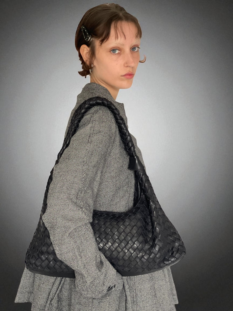 Priscilla Bag -  Black Woven