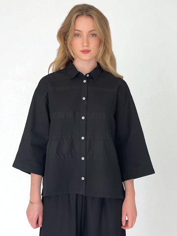 Yacco Maricard SEAM SLEEVE SHIRT black