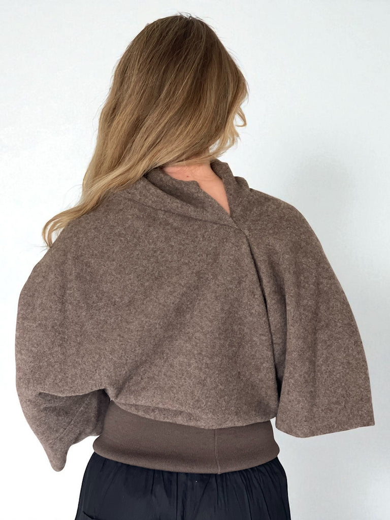 RICK OWENS Womens FW24 PORTERVILLE - Fawn Cylinder Top