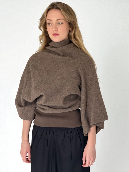 RICK OWENS Womens FW24 PORTERVILLE - Fawn Cylinder Top