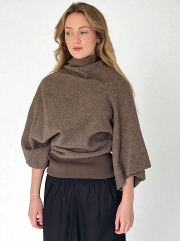 RICK OWENS Womens FW24 PORTERVILLE - Fawn Cylinder Top
