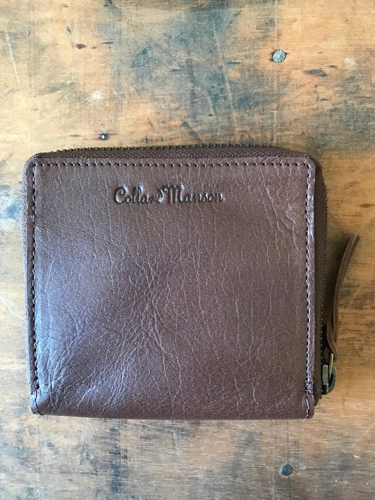 CollardManson Square Wallet- Brown