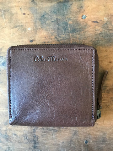 CollardManson Square Wallet- Brown