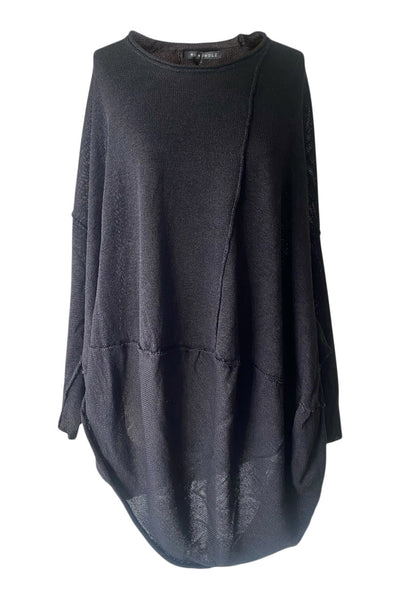 Rundholz SS26 1427003 Knitted Tunic - Black