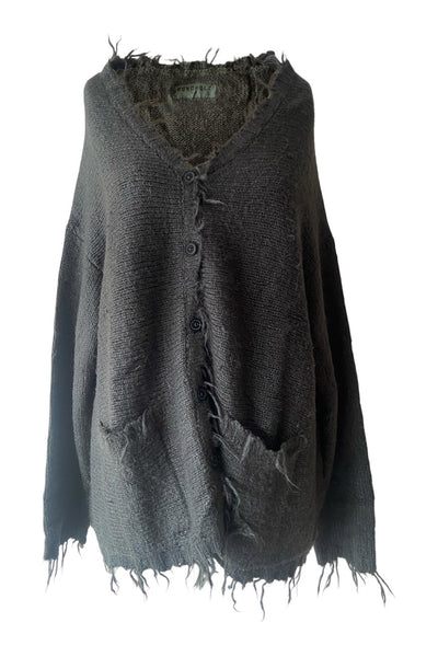 Rundholz SS26 2657108 silk Cardigan - Seaweed