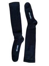 RICK OWENS FW26 TOWER GLITTER SOCKS IN BLACK/PEARL COTTON KNIT