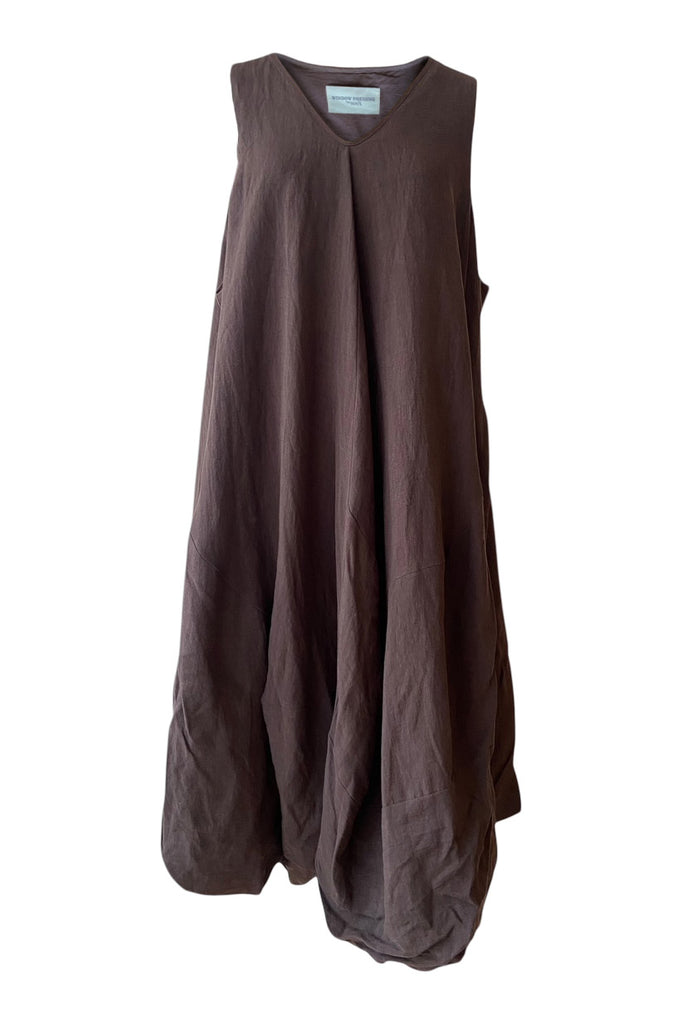 WDTS Mischa Dress Brown Linen