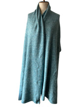 Rundholz AW25 2467706 knitted scarf lagoon mel