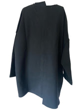 WDTS Asymmetric Heavy Jersey Heron Top Black