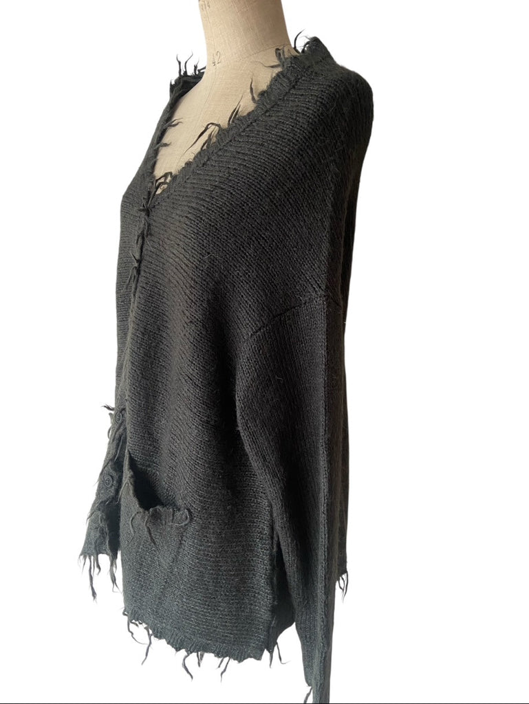 Rundholz SS26 2657108 silk Cardigan - Seaweed