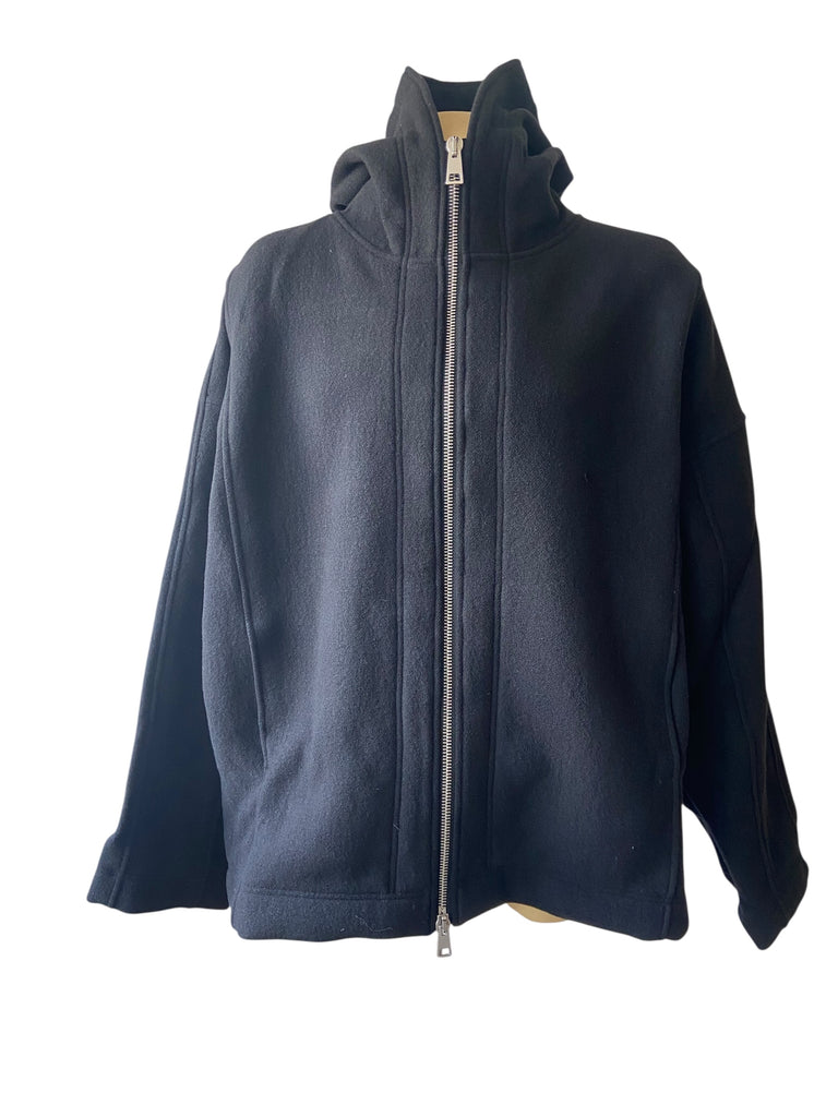 Andrea Ya’aqov Andrea Ya’aqov Hooded Jacket - Black