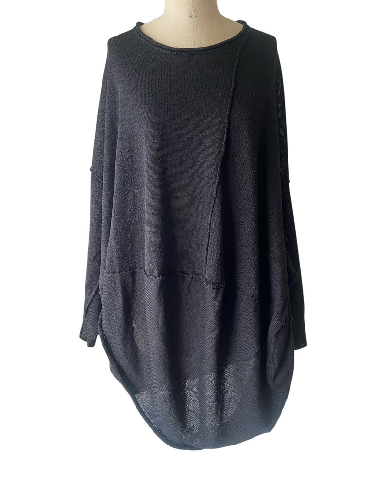 Rundholz SS26 1427003 Knitted Tunic - Black