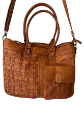 Sienna Bohemian Leather Bag - Tan