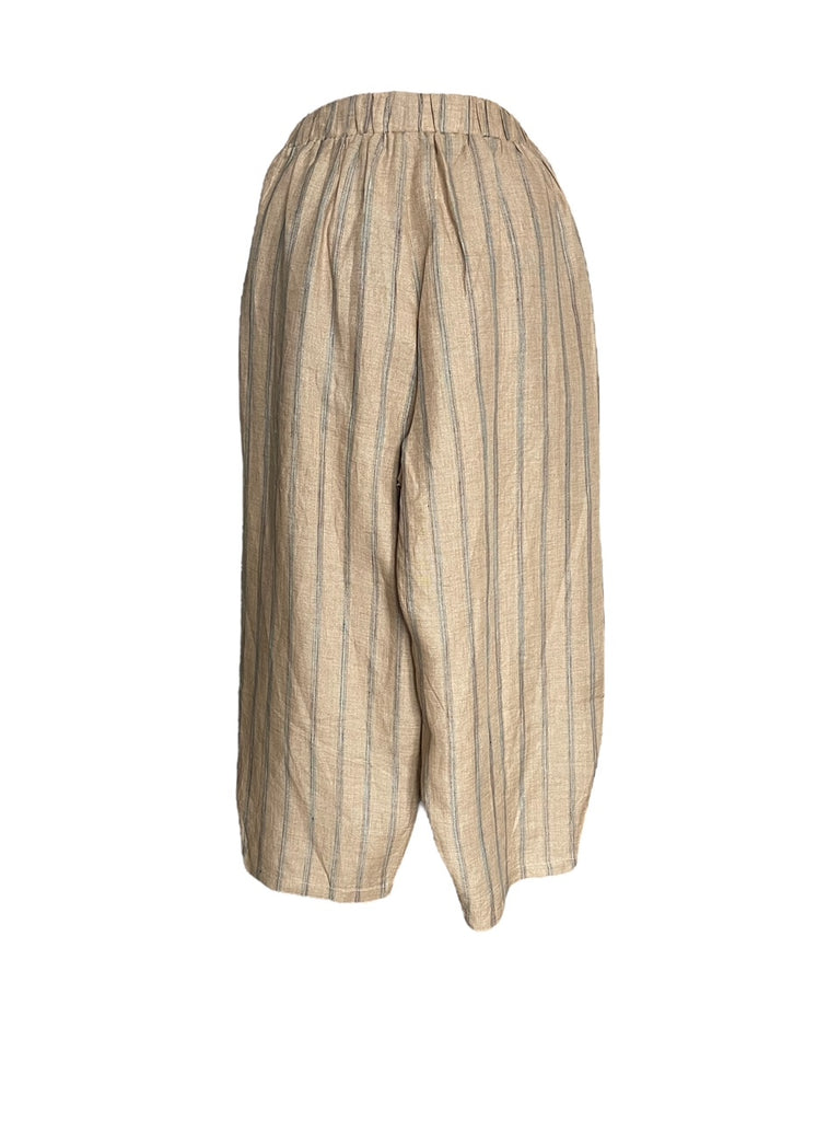 WDTS Maisie Trousers Light Mustard Pin Stripe