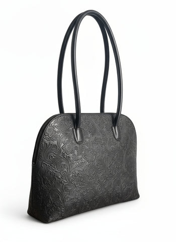 Bowling Bag -  Black floral