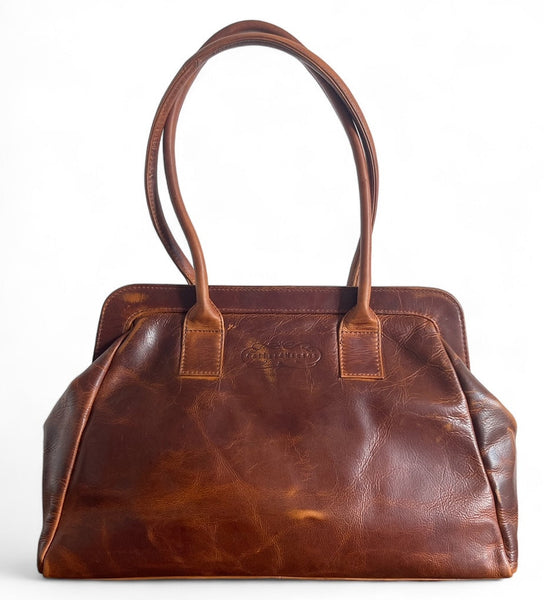 CollardManson Doctor's Bag - Odin Distressed Deep Chestnut