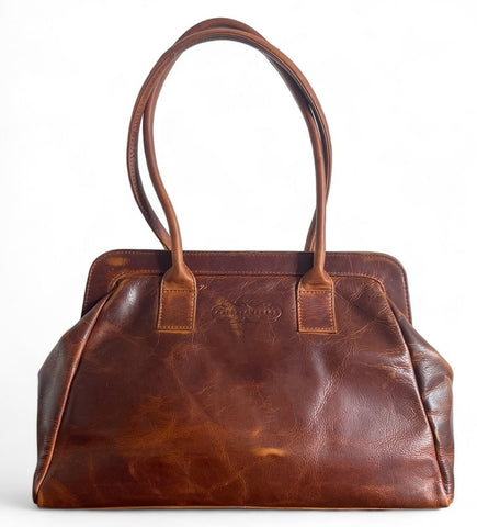 CollardManson Doctor's Bag - Odin Distressed Deep Chestnut