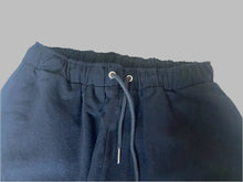 WDTS Charlie Trousers cropped with drawstring - heavy linen cotton