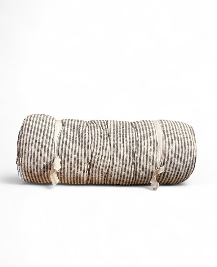 Maitri: Recycled Cream and Black stripes mattress