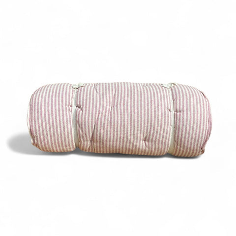 Maitri: Recycled Cream and Dusty Pink stripes mattress