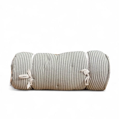 Maitri: Recycled Cream and Black stripes mattress