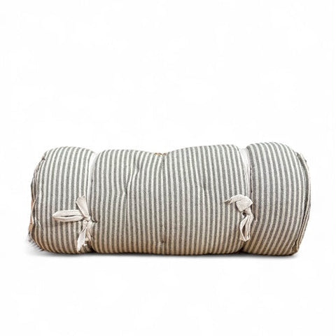 Maitri: Recycled Cream and Black stripes mattress
