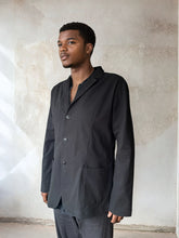 WDTS Mens Chore Jacket Black Cotton Drill