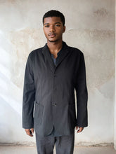 WDTS Mens Chore Jacket Black Cotton Drill