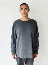WDTS - Window Dressing The Soul- Tame Double Layered Top Vintage Grey
